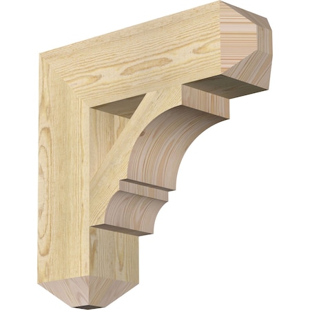 Ekena Millwork Balboa Craftsman Rough Sawn Bracket, Douglas Fir, 6"W x 22"D x 22"H BKT06X22X22BOA04RDF